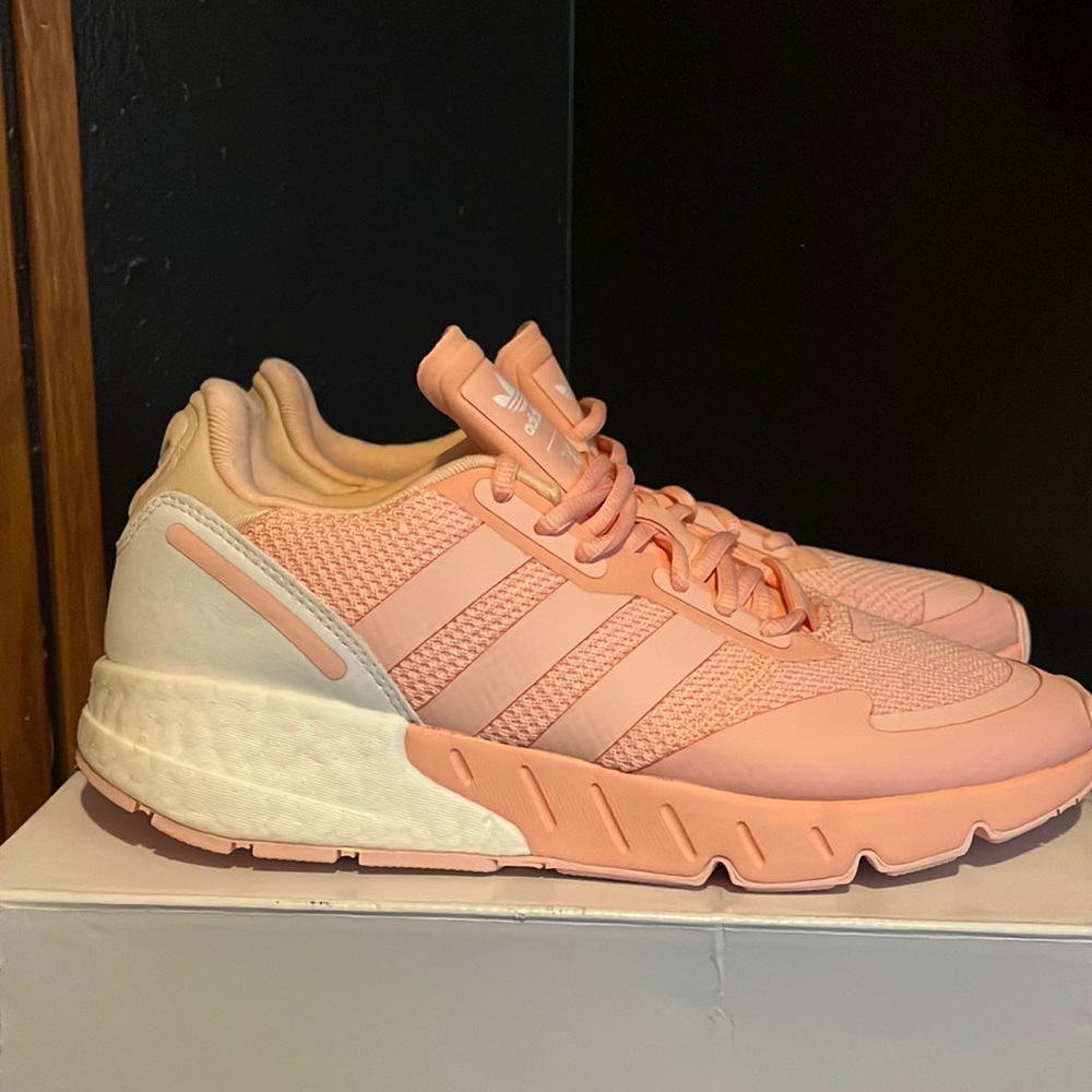 Adidas womens pink zx boost
